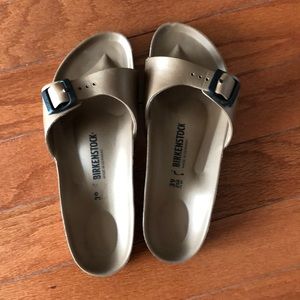 jelly birkenstock sandals